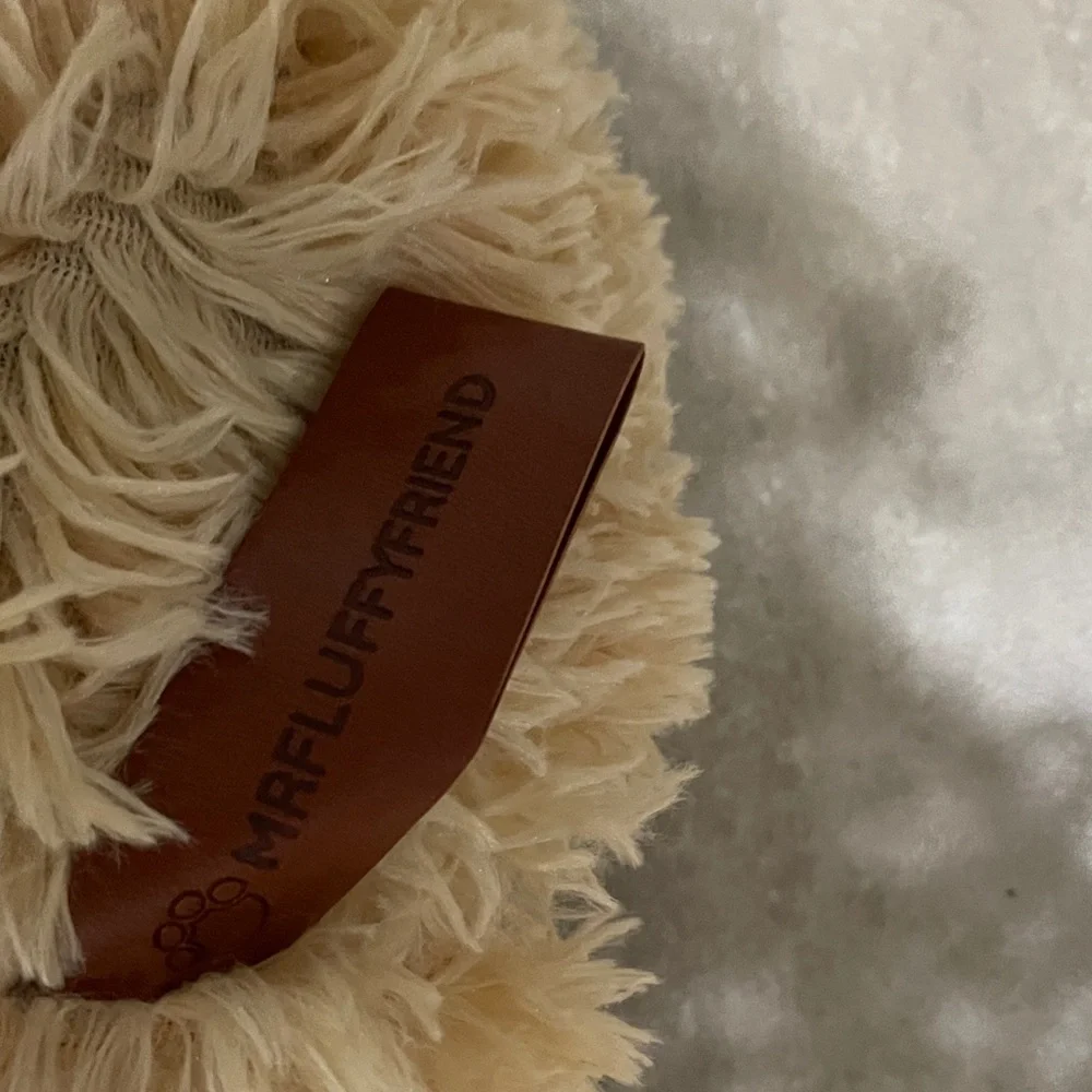 Mr. Fluffy Bed Cozy Cream Dog Bed small!
